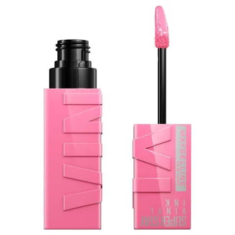 Maybelline أحمر شفاه سائل لامع سوبر ستاي فينيل إنك من مايبيلين نيويورك 155 أببيت