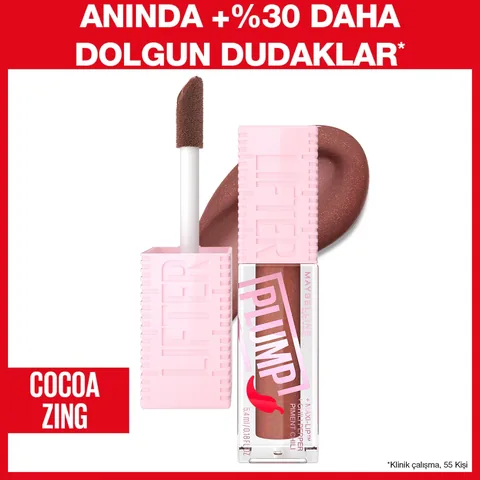 Maybelline Lifter Plump Lip Gloss 007 Cocoa Zing 5,4 ml