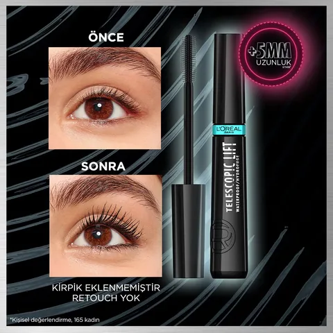 L'Oréal Paris Telescopic Lift Waterproof Black Mascara 9.9 Ml