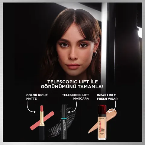 L'Oréal Paris Telescopic Lift Waterproof Black Mascara 9.9 Ml
