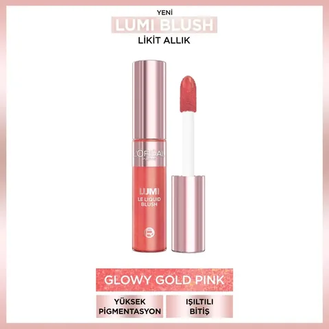 L'Oreal Paris Lumi Blush Flüssigrouge - Glowy Gold Pink 625