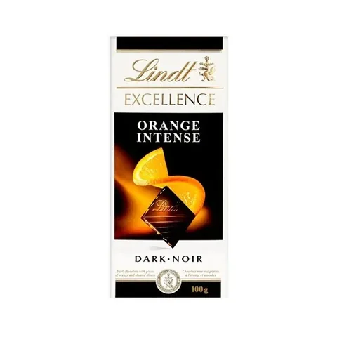 Lindt Excellence Zartbitter Orange Schokolade mit Mandeln 100g