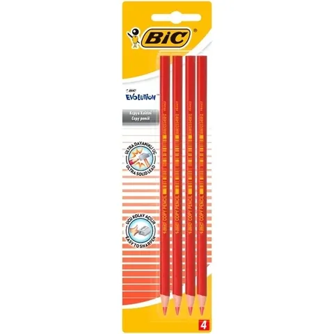 BIC Evolution Rot Bleistift 4er Pack