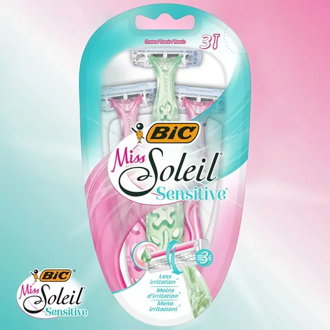Бритва женская Bic Miss Soleil Sensitive 3 лезвия 3 штуки