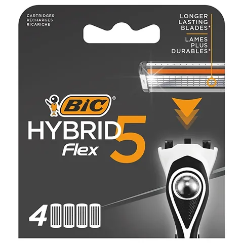 Бритва с заменяемыми картриджами Bic Flex5 Hybrid 5 лезвий 4 шт.