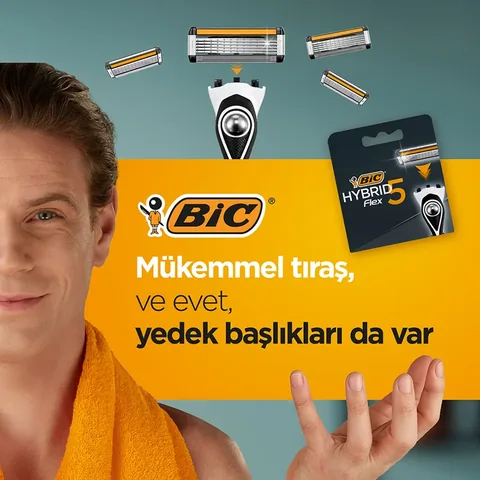 BIC Flex5 Hybrid Rasierklingen