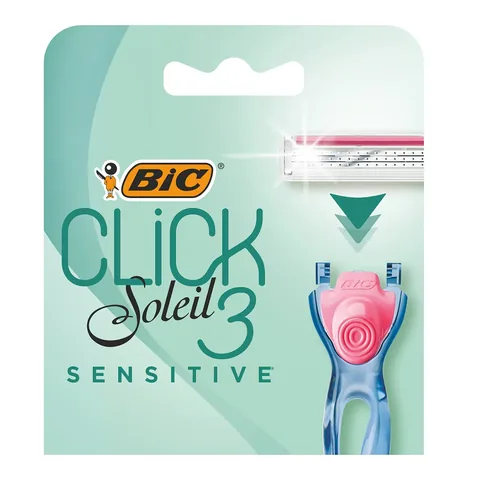 رأس استبدال 4 قطع 3 شفرات حساسة من بيك Bic