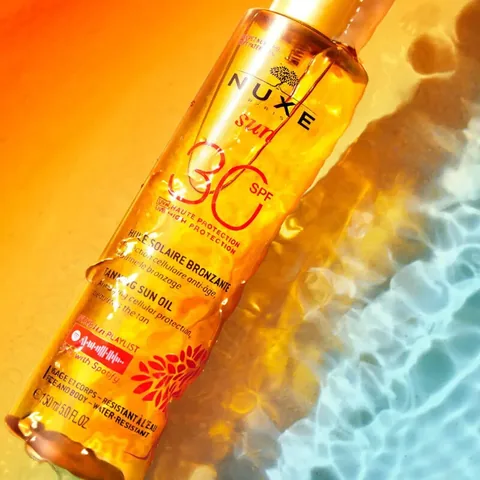 زيت برونزي عالي الحماية SPF30 150 مل من نوكس Nuxe