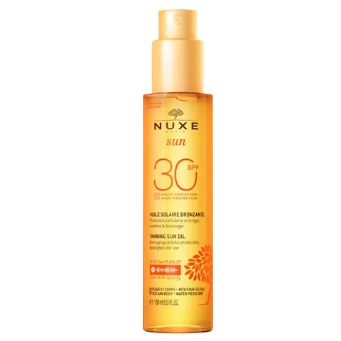 زيت برونزي عالي الحماية SPF30 150 مل من نوكس Nuxe
