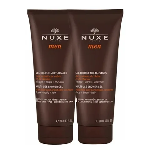 Nuxe Men Duschgel 2x200ml - Energetisierender Reiniger & Frischer Duft