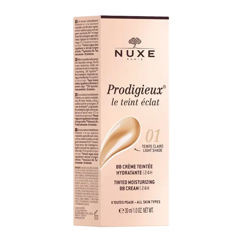 NUXE كريم بي بي المرطب الملون من نوكس بروديجيوكس 01، 30 مل