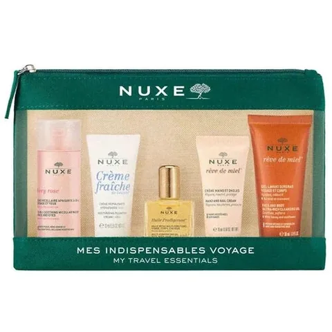 Nuxe Reise-Make-up-Set mit Kosmetiktasche - Perfekt für unterwegs