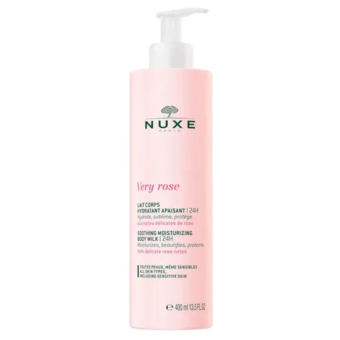 Nuxe Very Rose Körpermilch | Beruhigend & Feuchtigkeitsspendend 400ml