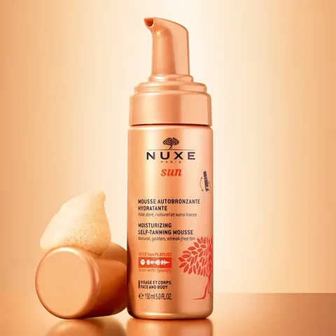 Nuxe Sun Selbstbräunungs-Mousse – Feuchtigkeitsspendende Formel, 150ml