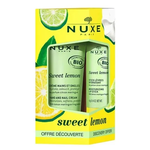 Nuxe Süßes Zitrone Hand- und Lippenpflegeset - Hydratisierend & Nährend