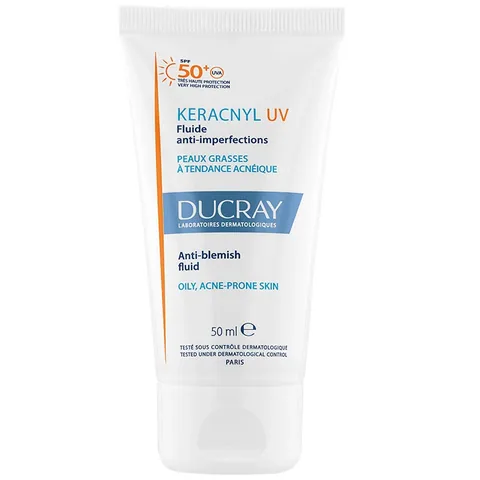 Ducray Keracnyl UV SPF50+ Sunscreen for Oily Skin 50 ml