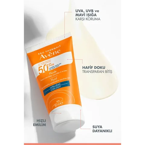 سائل خفيف جدًا SPF 50+ 50 مل من او ثيرمال Eau Thermale Avene