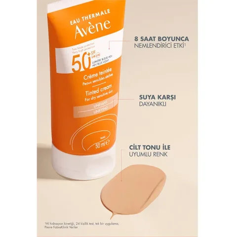 Авен Солнцезащитный крем с оттенком SPF 50+ 50 мл