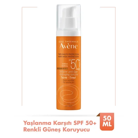 Avene Solaire Anti-age SPF50+ Anti-aging Tinted Sunscreen 50 ml