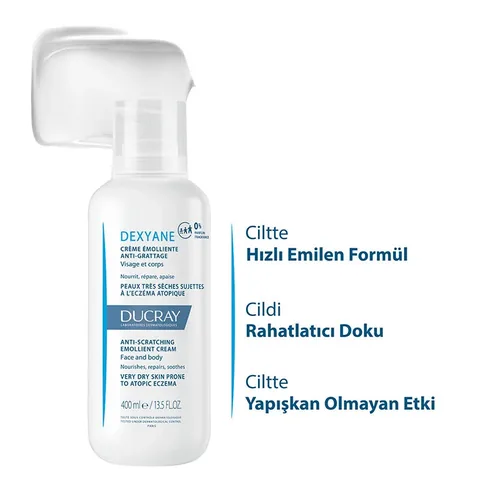 Ducray Dexyane Moisturizing Cream for Dry Skin 400 ml