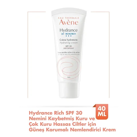 Avene Hydrance UV-Rich Hydrating Cream SPF 30 40 ml