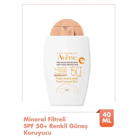 Avene Fluide Mineral Sunscreen Tinted Cream Spf50 40 ml