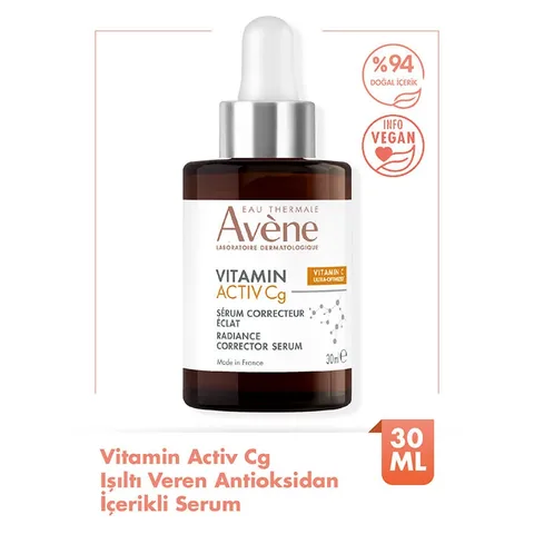 Сыворотка для осветления Avene Витамин Cg 30 мл