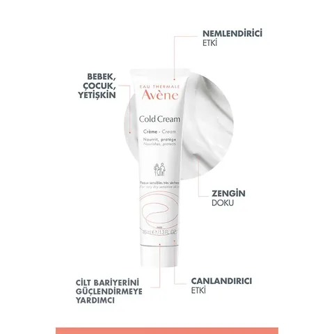 Avene Cold Cream Moisturizing Cream for Dry-Very Dry Skin 40 ml