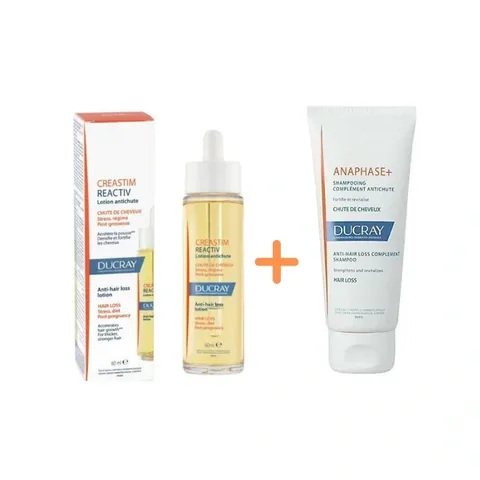 Ducray Creastim Reactiv Lotion 60 ml + Anaphase Shampoo Gift