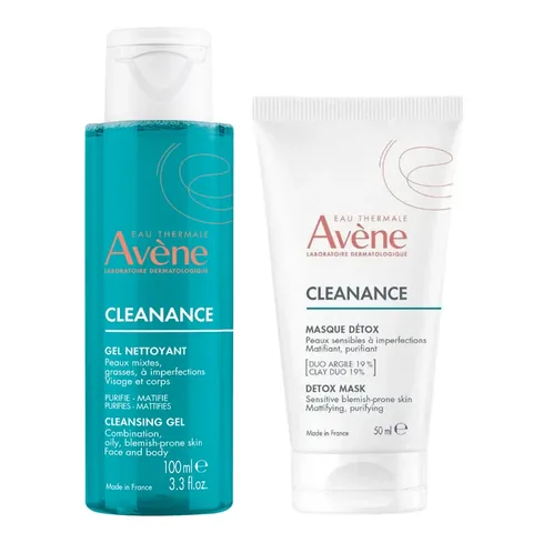 Avene Cleanance Pflege-Set für fettige und zu Akne neigende Haut