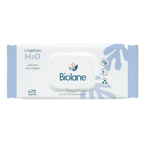 Бережное очищение и защита с Biolane H2O Wipes