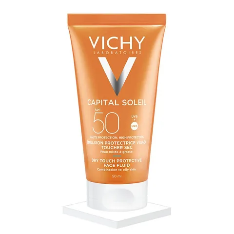 Schützen & Mattieren: Vichy Capital Soleil LSF50 Anti-Glanz