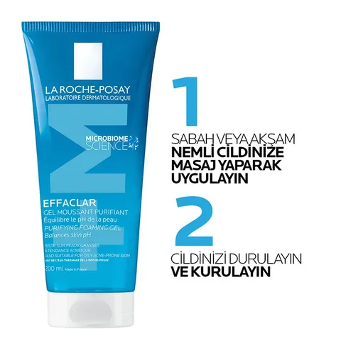 La Roche-Posay جل التنظيف إيفاكلار من لاروش بوزيه للبشرة الدهنية 200 مل