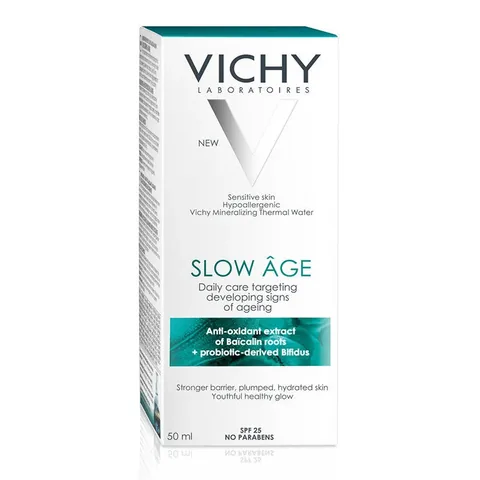 Vichy كريم فيشي سلو إيج فلويد النهاري المضاد للشيخوخة بعامل حماية من الشمس 25 50 مل