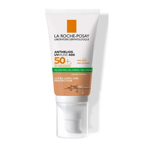 La Roche-Posay كريم جل الشمس الملون أنثيليوس إكس إل من لا روش بوزيه بعامل حماية 50، 50 مل