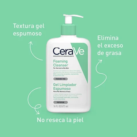 Очищающий гель для лица CeraVe 473 мл