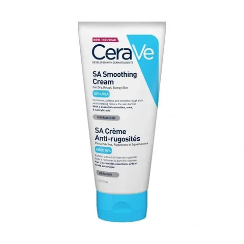 CeraVe 10% Urea Creme für trockene, raue und unebene Haut 177 ml