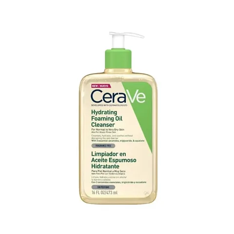 Cerave منظف زيت رغوي  ومرطب للبشره من سيرافي 473 مل