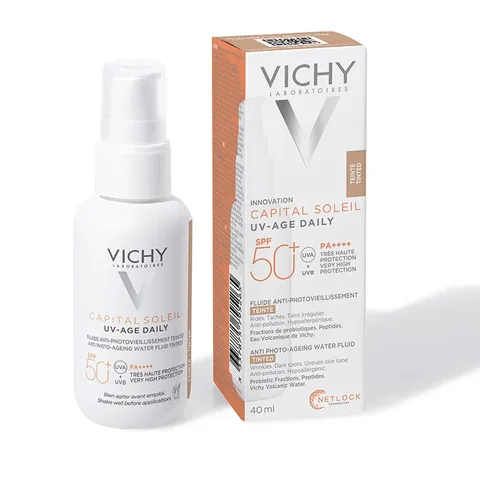 Vichy Capital Soleil UV Anti-Aging Sun Cream SPF 50 40 ml - Tinted