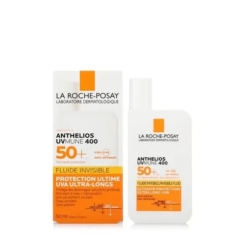 Солнцезащитный крем La Roche-Posay Anthelios Invisible UV 400 SPF 50+ 50мл