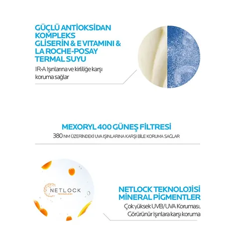 سائل واقي شمس أنثيليوس يو في موني SPF 50+ 50 مل من لا روش بوزي La Roche-Posay