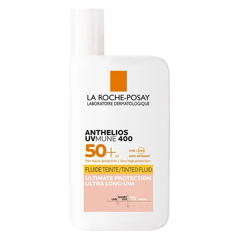 سائل واقي شمس أنثيليوس يو فيمون SPF 50+ 50 مل ملون من لا روش بوزي La Roche-Posay