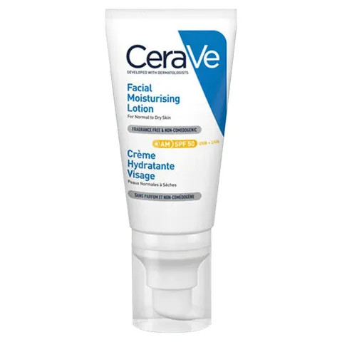 احصلي على بشرة رطبة ومحمية مع كريم CeraVe SPF 50