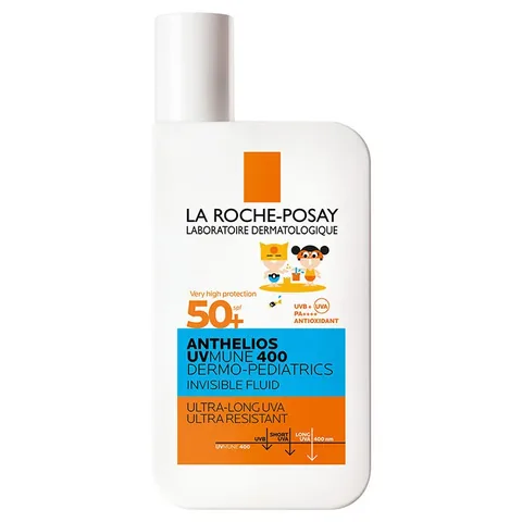 La Roche Posay Anthelios Dermo Pediatric Invisible Fluid SPF50+ Face Sun Cream For Very Sensitive Skin And Children 50 ml