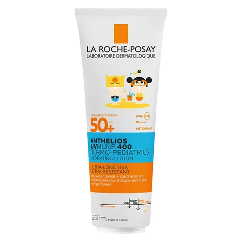 La Roche Posay Anthelios Dermo Pediatrics UVmune400 SPF50+ Sunscreen Body Milk For Sensitive Skin And Children 250 ml