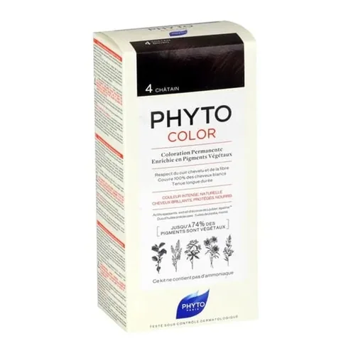 Фито Пхитоколор Травяная краска для волос - 4 каштан от Phyto