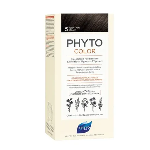 Фито Пхитоколор Травяная краска для волос - 5 - Светлый каштан от Phyto