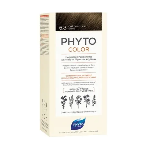 Phyto Phytocolor 5.3 Hellkastanienbraun Pflanzenhaarfarbe
