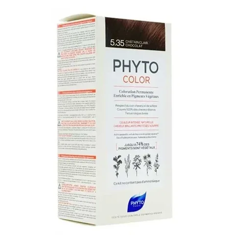 Фито Пхитоколор Травяная краска для волос 5.35 - Светлый каштан от Phyto