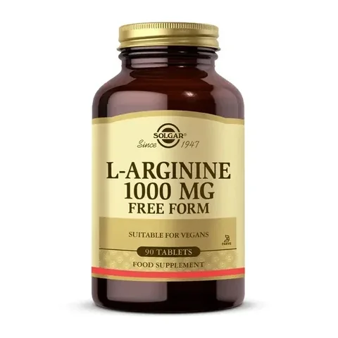 Solgar L-Arginin 1000mg Tabletten für Herz- und Muskelgesundheit